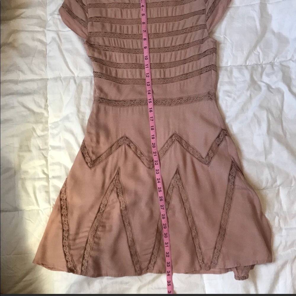Free People Elle Mini Dress In Toasted Mink NWT - Picture 8 of 8